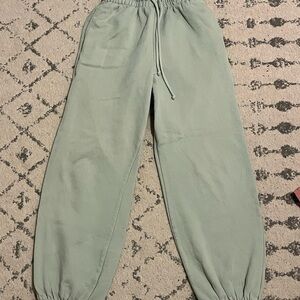 Zara Mint Green Jogger Pants